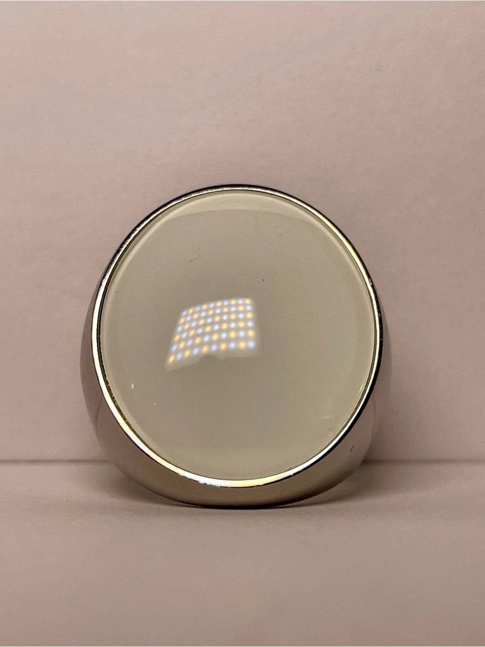 Calvin Klein White Glass Ring